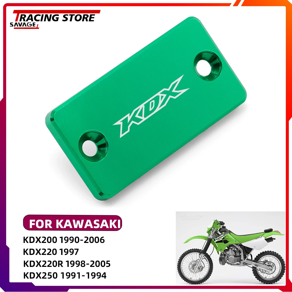 

KDX200 KDX220 Motorycle Front Rear Brake Master Cylinder Cap For Kawasaki KDX 220R KDX250 Oil Fluid Reservoir Cover Accessories