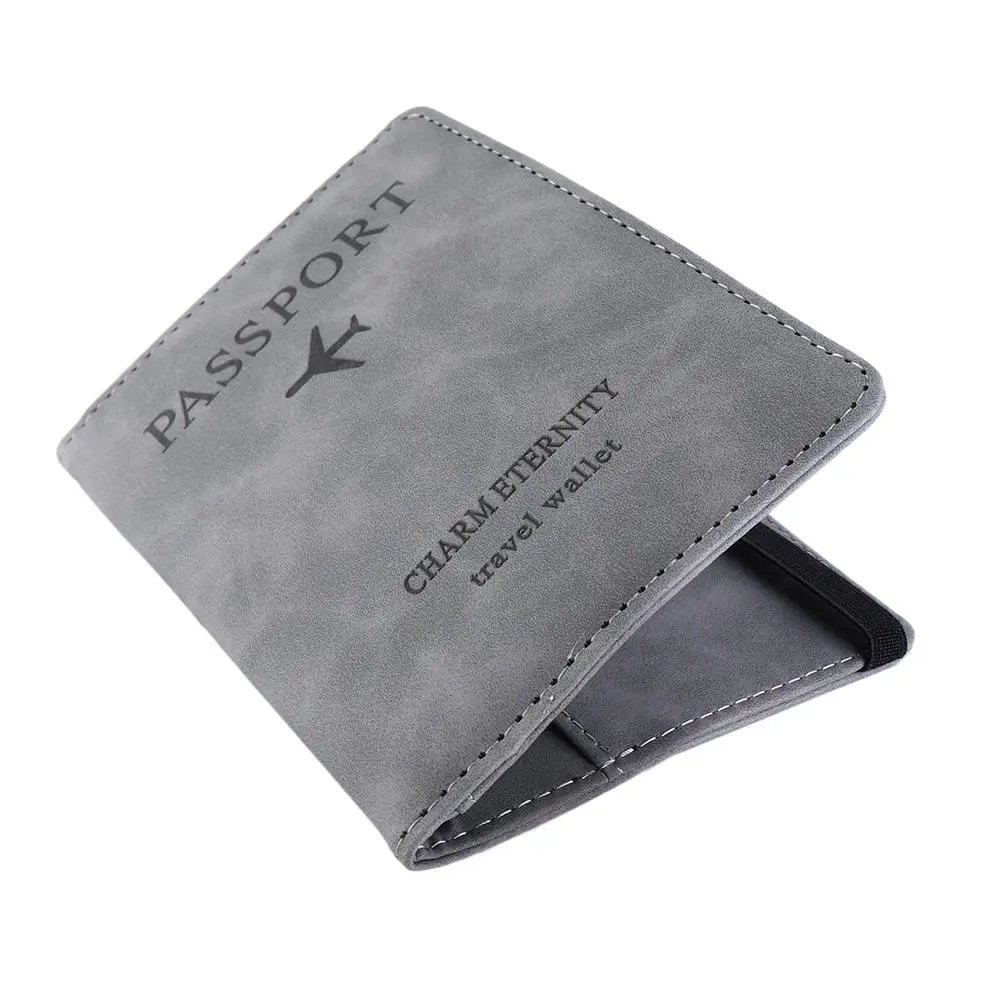Wallet Document ID Bank Card RFID Blocking Coin Purse Storage Bag Wallet Case Passport Holder Passport Book Passport Cover