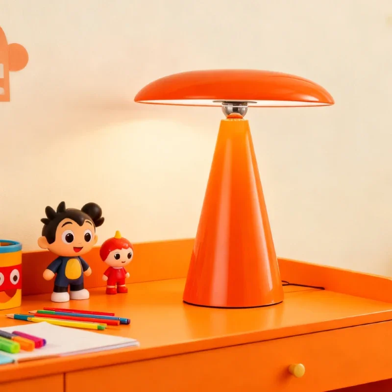 TechHP Aluminum Iron Rotatable Rechargeable LED Decoration Table Lamp Desk Light For Living Room