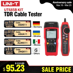UNI-T Network Cable Tester RJ45 RJ11 UT685B KIT TDR Cable Tracker Lan Tester Wiring Detector POE Detection Network Tool