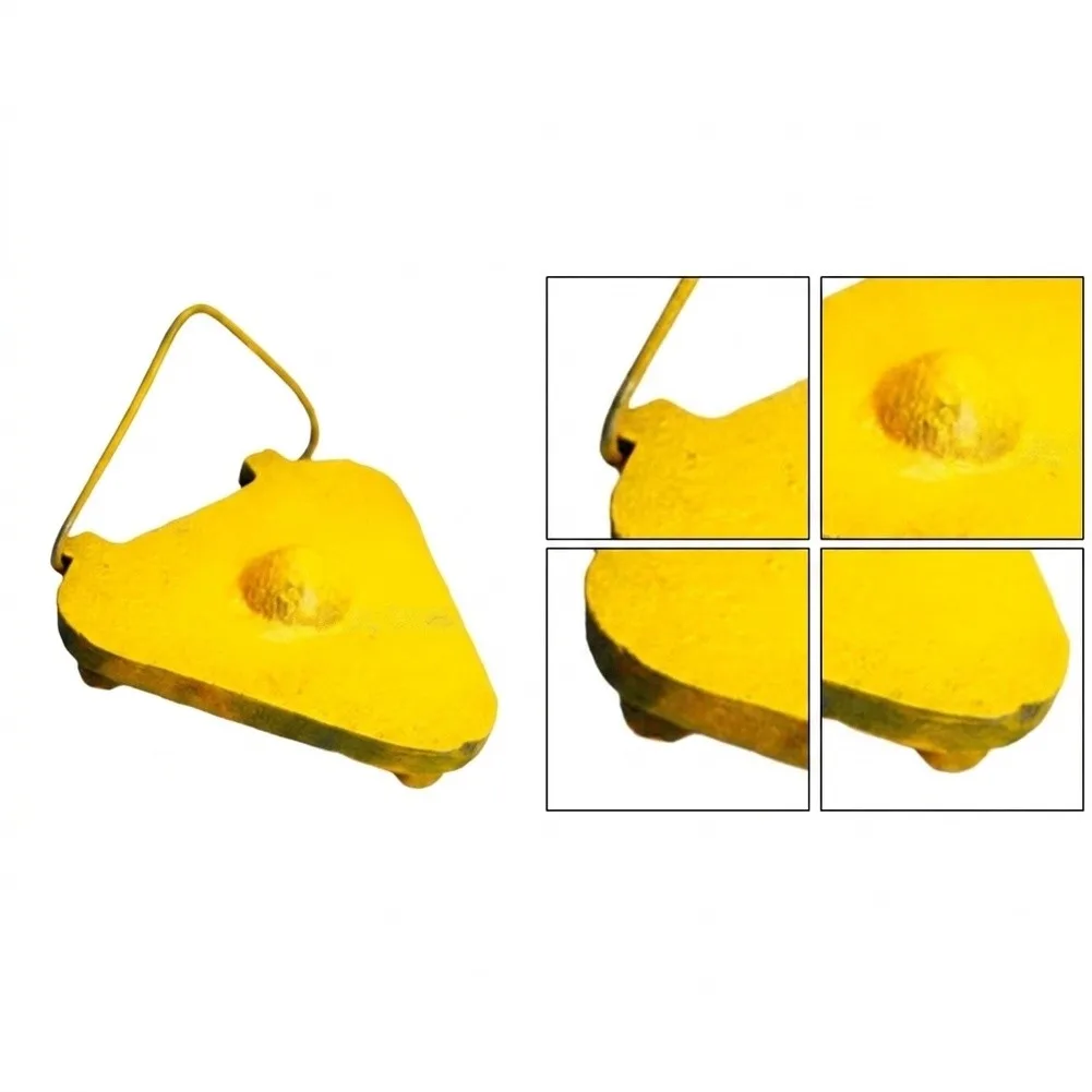 Surveying Leveling Rod Pad 1kg Cast Iron Measuring Ruler Base Anti-Sink Ground Support Point For Civil Engineering Road For