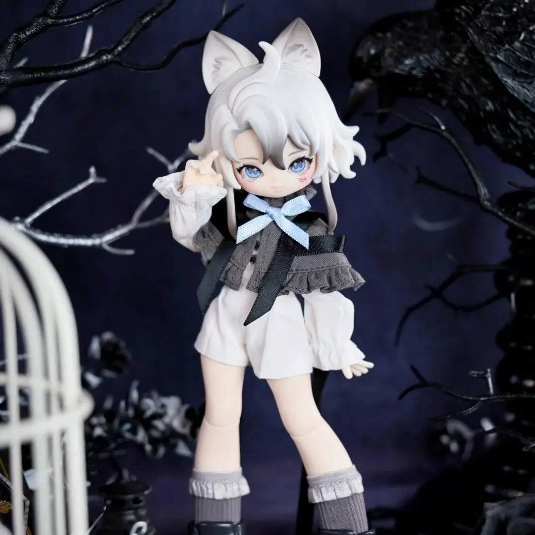 

Оригинальная коллекционная шарнирная кукла Happy Engine X Misya Museum Of The Weird Bjd Series Blind Box 1/8, таинственная коробка-сюрприз, подарок