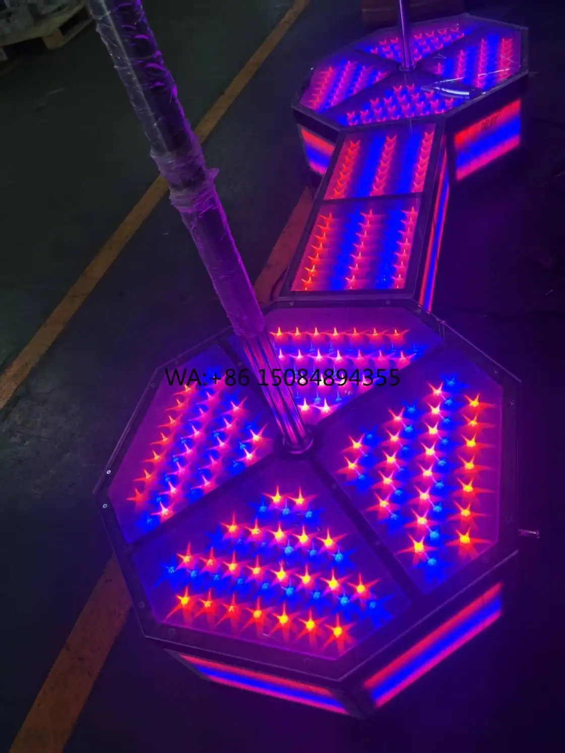 Customized Size RGB LED Pole Bar Stage Lighting for Night Club Pole Dance Floor