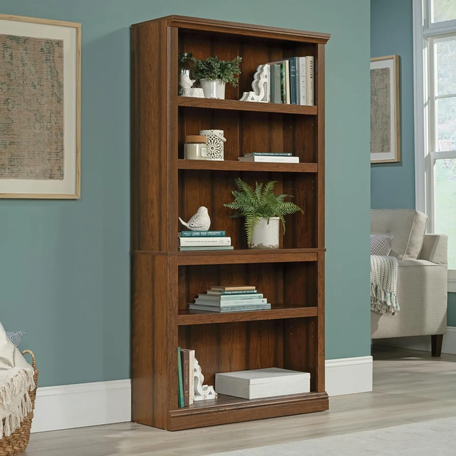 US Miscellaneous Storage 5 Bookcase/Book Shelf, L: 35.28