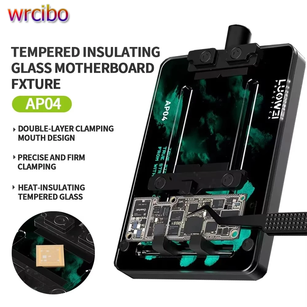 

Luowei LW-AP04 авиационное закаленное стекло, микросхема телефона, BGA PCB, материнская плата, держатель джиг-платы, инструменты для ремонта