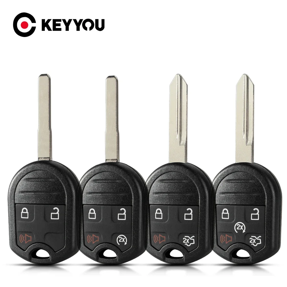 KEYYOU 8PCS Remote Car Key Shell Case Fob For Ford Expedition Explorer Escape Taurus Flex Edge Mustang CWTWB1U793 OUCD6000022