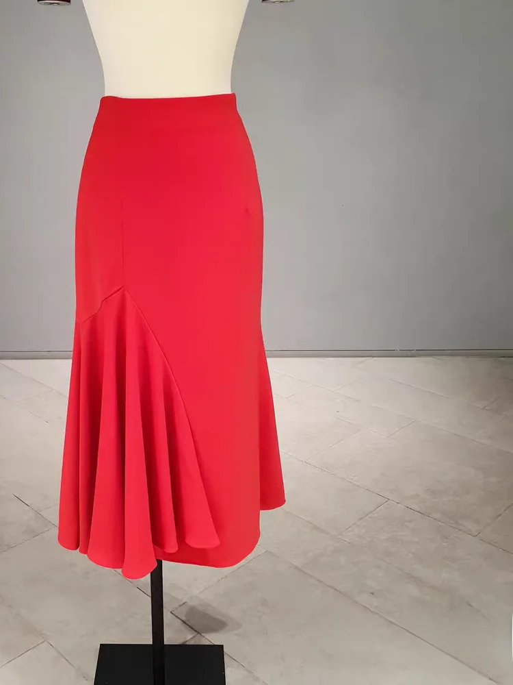 

Ele Faion Slim Fit ort Sve irt And Fi Tail Skirt Set Korean Sle Summer New Arrival Women's Ensemble