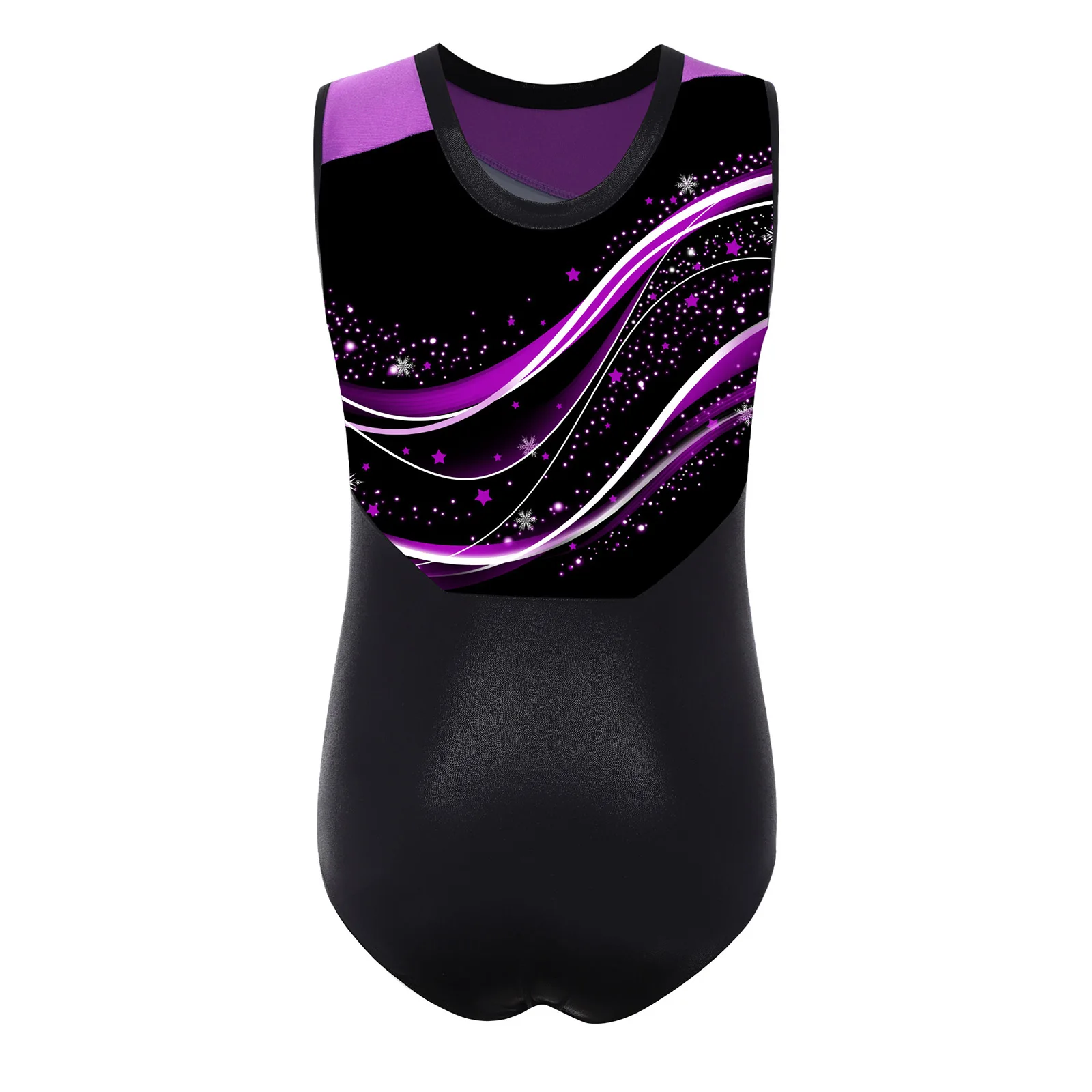 أطفال بنات الراين الجمباز الباليه جيرسي ملابس رقص الجمباز تانك ارتداءها الشكل الفني التزلج الرقص أداء زي