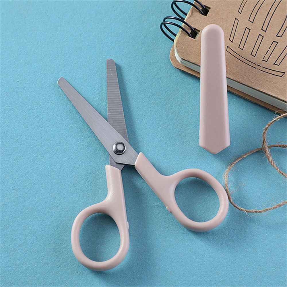 1/2/3PCS Mini White Color Scissor INS Style Portable Stainless Steel Blade Cutter for Paper Handwork Stationery Office School