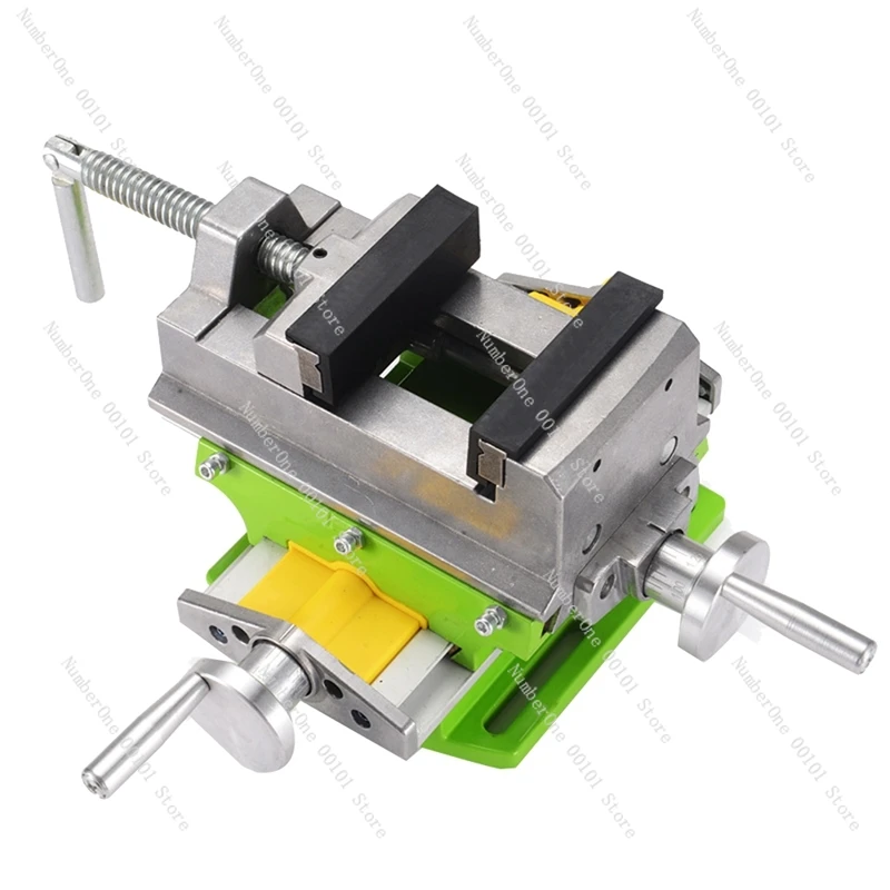 

HOT-3 Inch Cross Vise Vice Table Compound Table Work Table Bench Aluminum Alloy Body For Milling Drilling