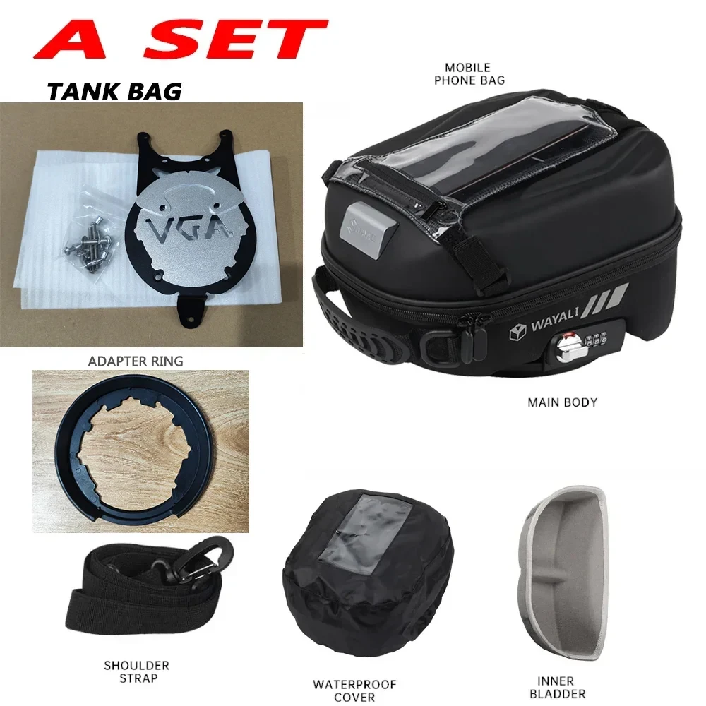 For KTM 250 Adventure 390 ADV 250ADV 390ADV 2019 - 2024 Motorcycle Accessories Tank Bag Luggage Backpack Navigation Tanklock Bag