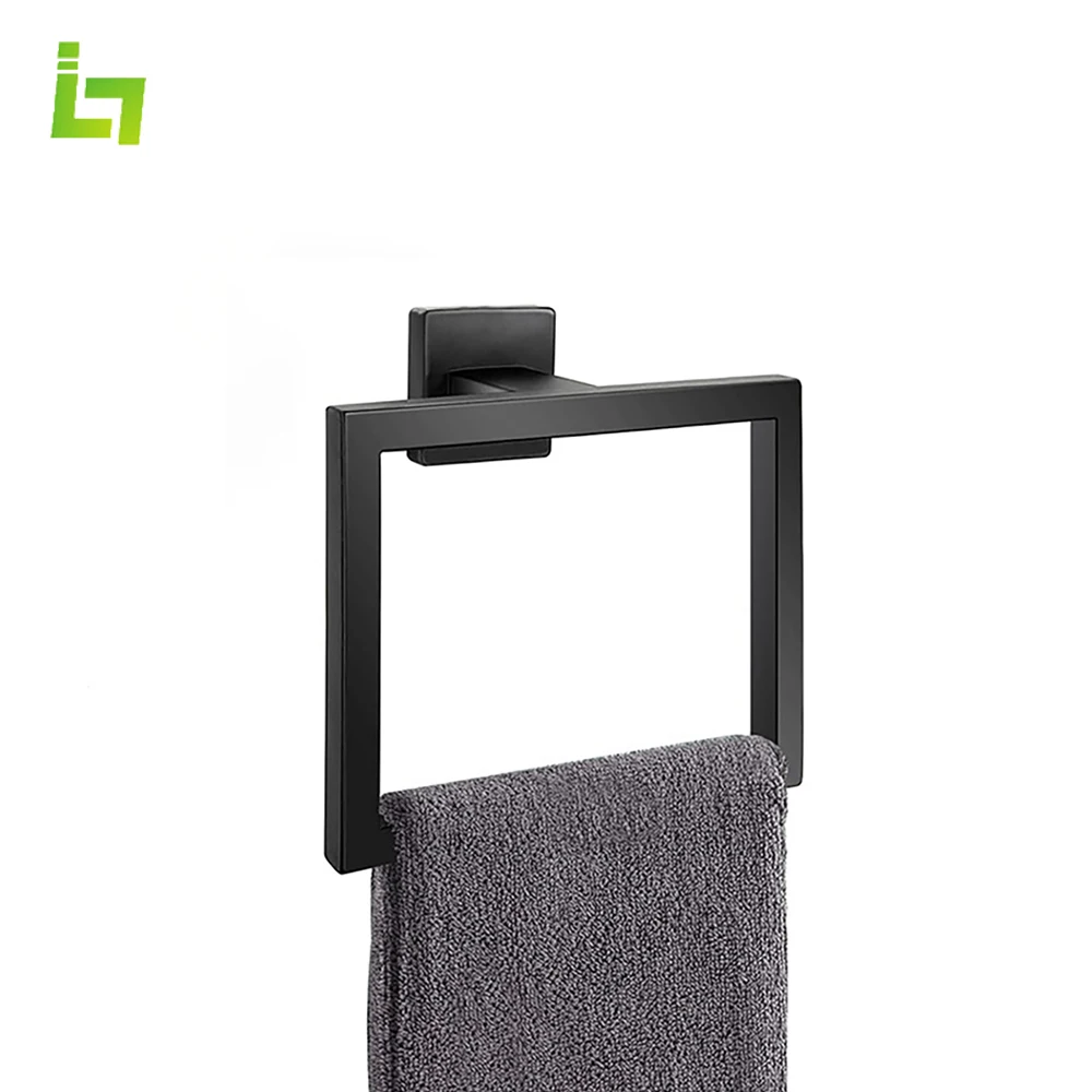 

Квадратная вешалка для полотенец из нержавеющей стали. Установка клея или винтов для стен. Бессвинцовая и стойкая к цвету.