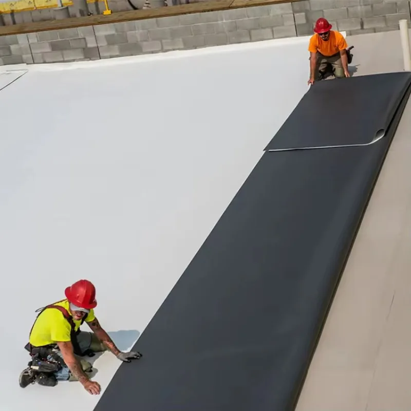 ASTM Standard TPO Waterproof Membrane sheet for roof and tunnel project-10x10cm Sample Link