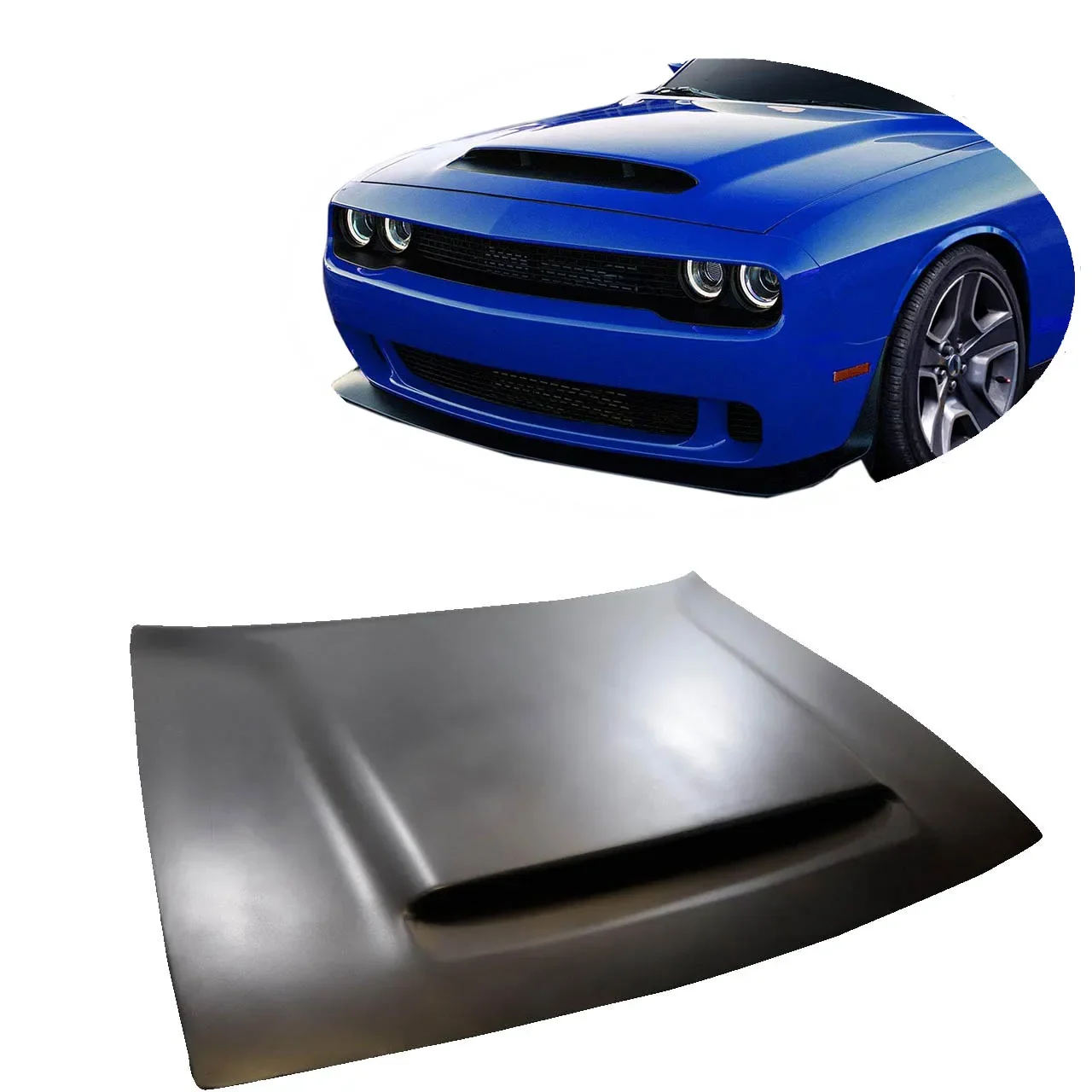 

Demon Look Hood for 2008-2023 Dodge Challenger Extreme Dimensions