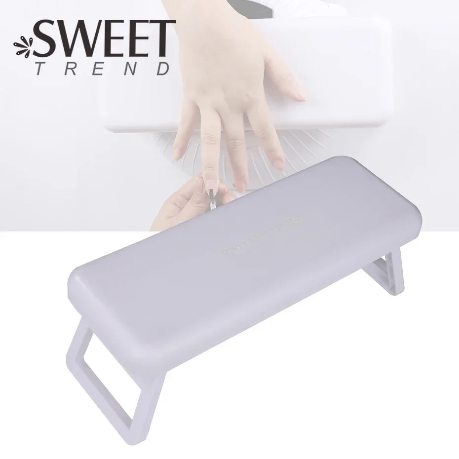 

Folding Nail Hand Manicure Rest Arm Stand Pillow Cushion Table Desk Holder Armrest Sponge Support Mat Polish Tool Practice Salon