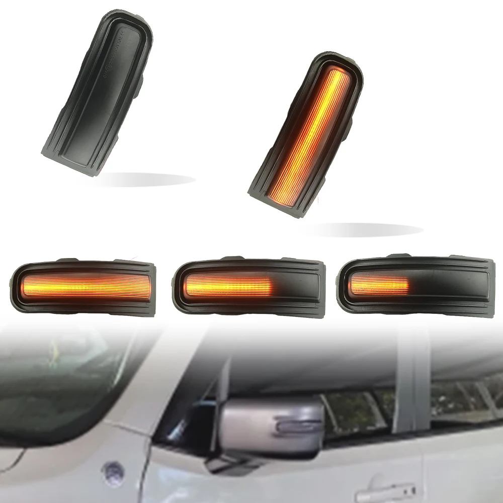High quality Sequential Blinker Light For Jeep Renegade 2015-2022 2Pcs Dynamic Amber LED Side Marker Turn Signal