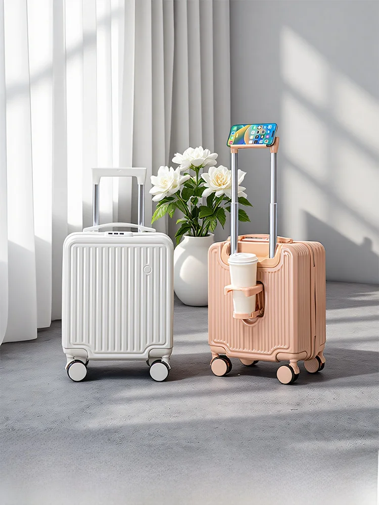 14-inch-fashionable-abs-pvc-suitcase-women's-spring-autumn-handheld-boarding-bag-child's-password-lock-luggage