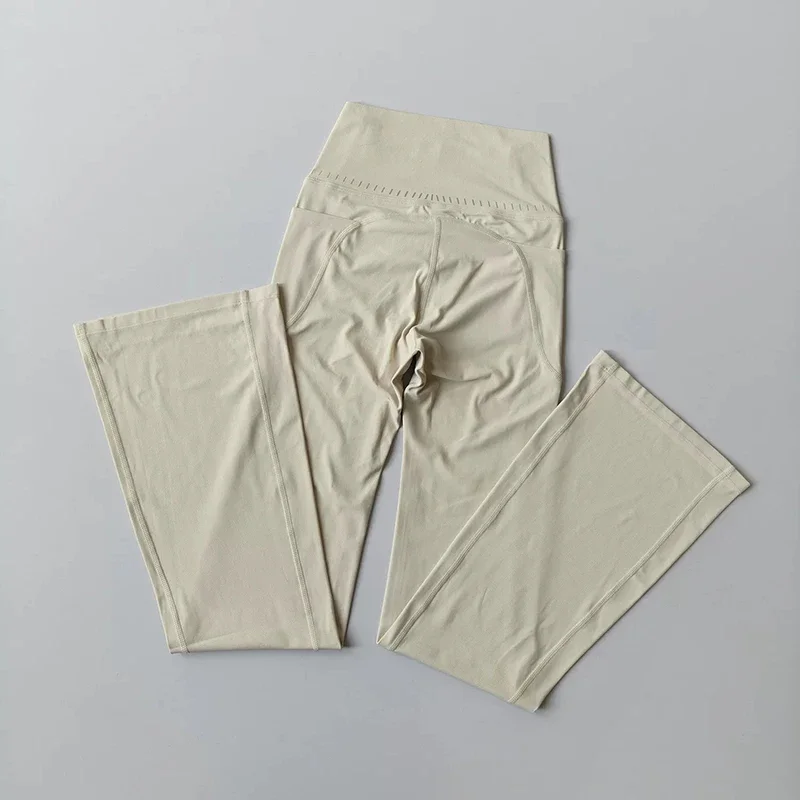 Hochgeschnittene Yoga-Hose für Damen, Mikro-Stretch, Fitness, Gym, Laufen, Po-Formend, Hüftliftend, Schlankmachende Leggings – Detail 18