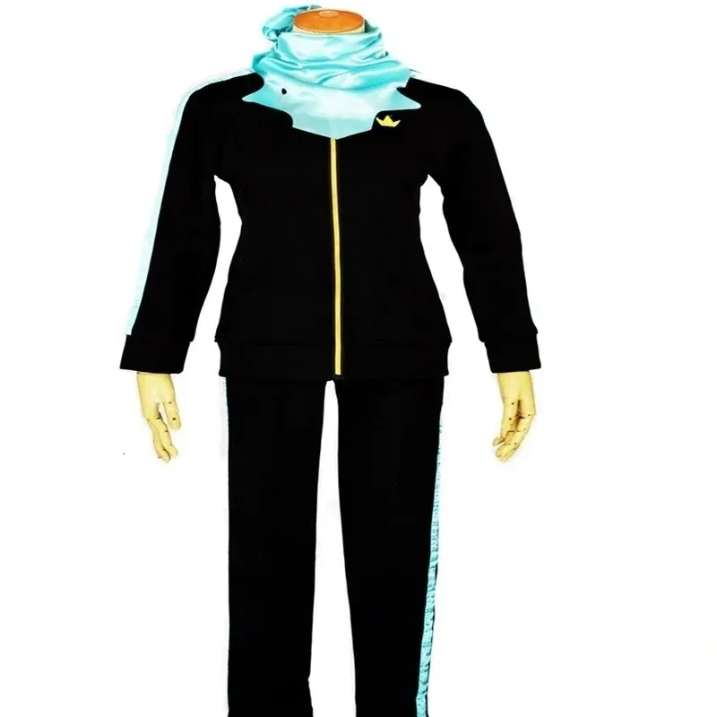 CyHigh qualità anime noragami yato parrucca cosplay e tuta cargo gratuita (giacca + pantaloni + parrucca sciarpa) set di abbigliamento sportivo