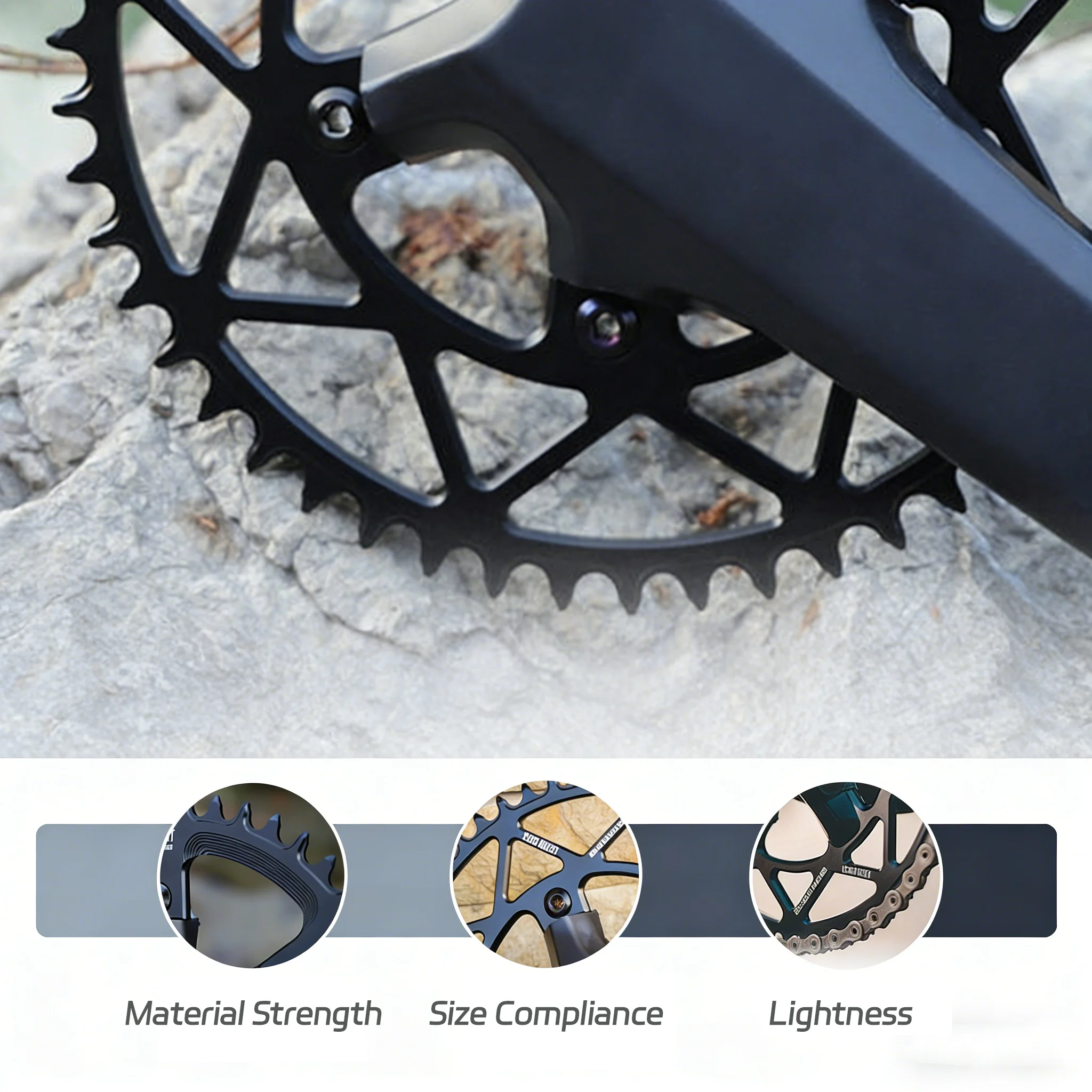 Bcd 110 4 Bolts Chain Ring 110bcd For Shimano 105 R7100 Chainrings Ultegra R8100 Tray Fc R9200 Crown 40t 38t 36t 42 44 46 Teeth