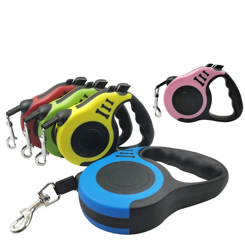 

Dog Leash 3m 5m Durable Leash Automatic Retractable Nylon Cat Lead Extension Puppy Walking Running Lead Roulette For Dogs