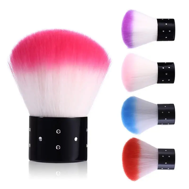 Pincel de hongo para arte de uñas profesional, 1 pieza, pincel redondo para limpieza de polvo de gel, accesorios y herramientas de manicura 6