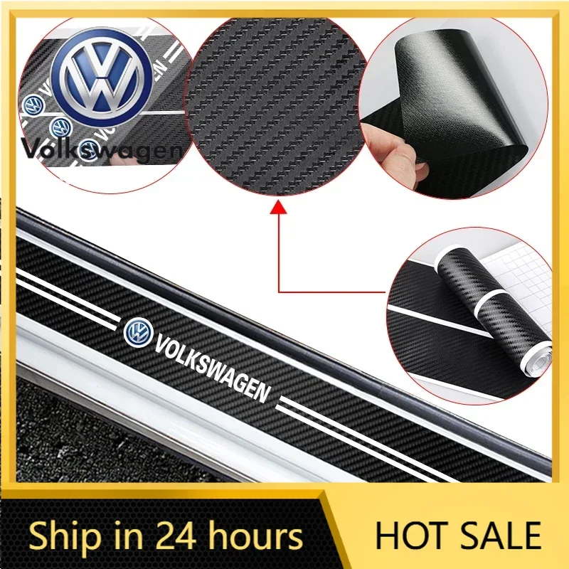 

Стайлинговые молдинги 5 шт. для VW GTI Golf 6 7 R-Line Polo CC Passat B6 Tiguan Bora Jetta, порог с логотипом автомобиля, защита от царапин