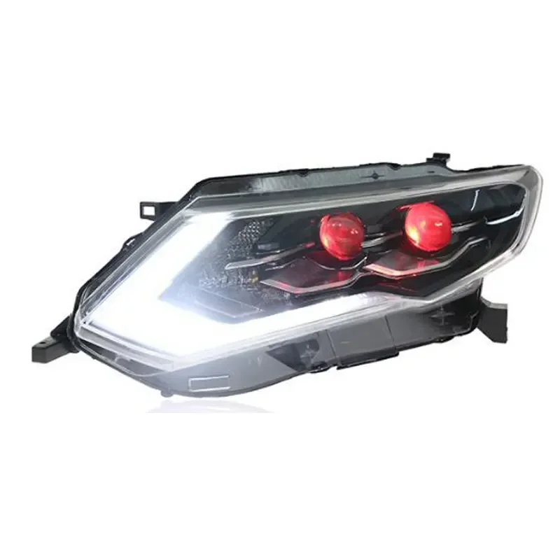 Car Model Head Lamp for Nissan X-trail Headlights 2017-2023 LED Headlight DRL All LED Low Beam High Beam Accessories