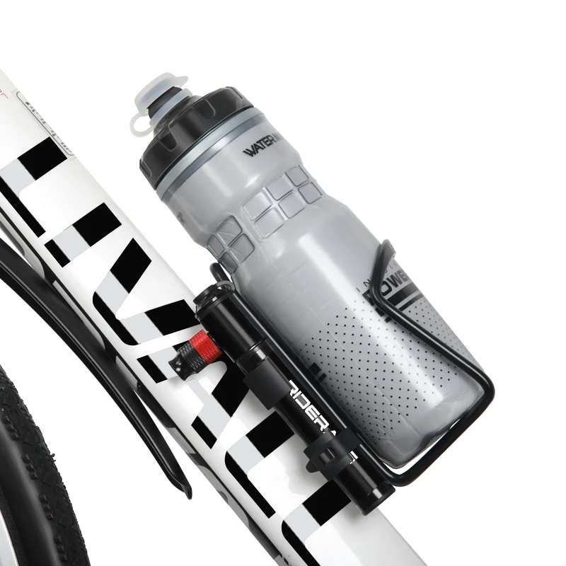 Mini Pompa Bici Portatile: Gonfiatore Manuale Per Valvole Schrader E Presta – UK (Nera)