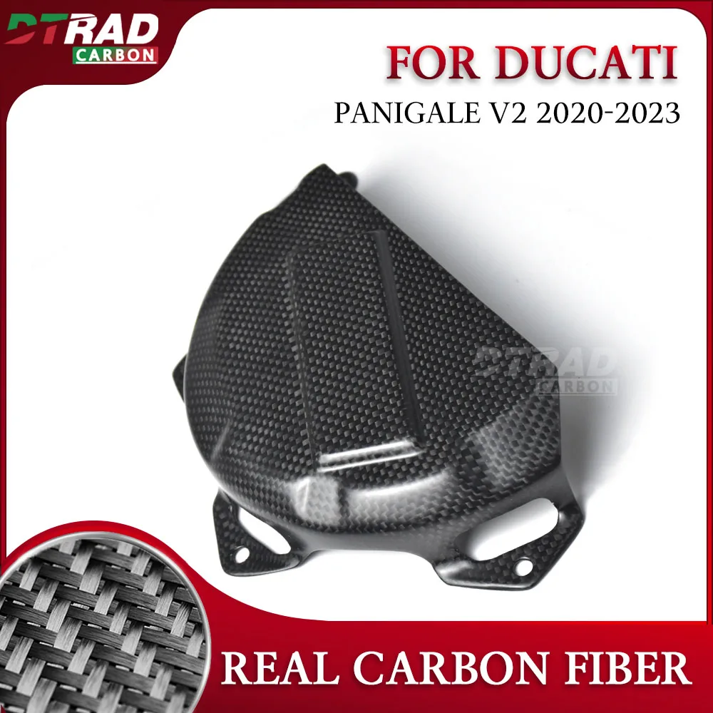 For DUCATI Panigale V2 2020-2023 2022 V 2 V2 Accessories Carbon Fiber Engine Crankcase Protective Cover Moto Parts