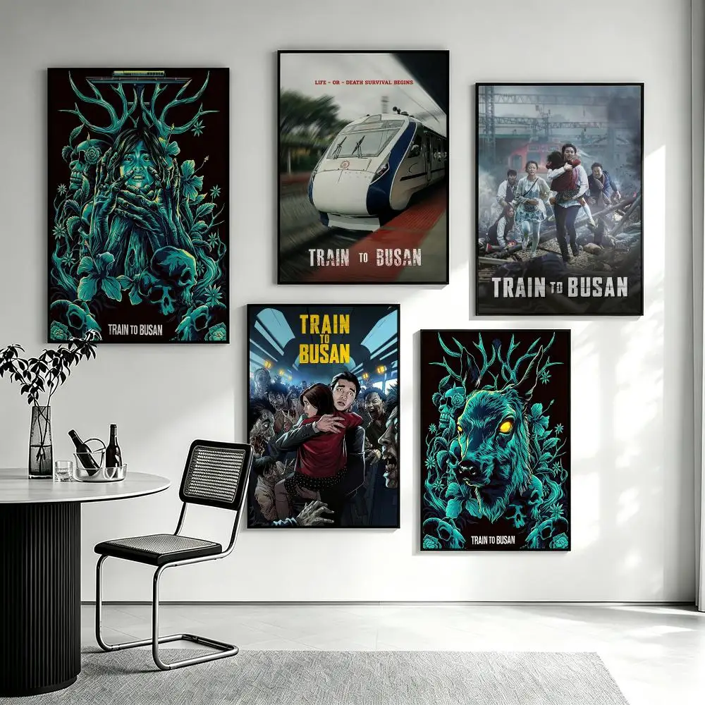 Movie Train to Busan Poster Poster HD printing Sophisticated Style Wall Art Home Decor For Bedroom Living Room Creative Gift