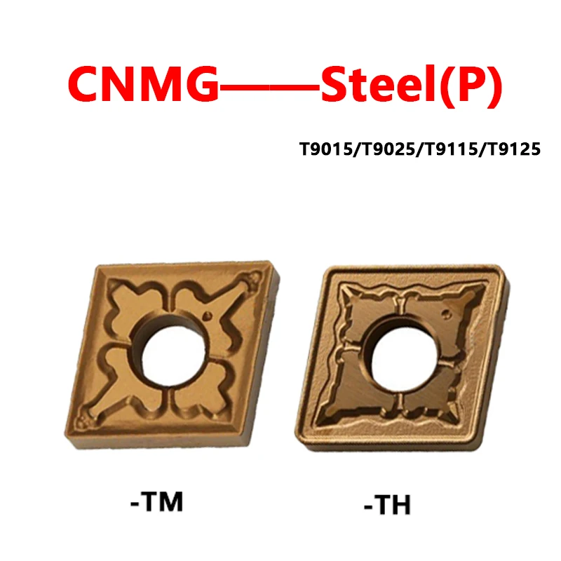 CNMG Carbide Inserts CNMG120404-TM CNMG120408 CNMG160612 -TH T9125 T9115 T9215 T9015 External Turning Tool Holder Lathe Cutting