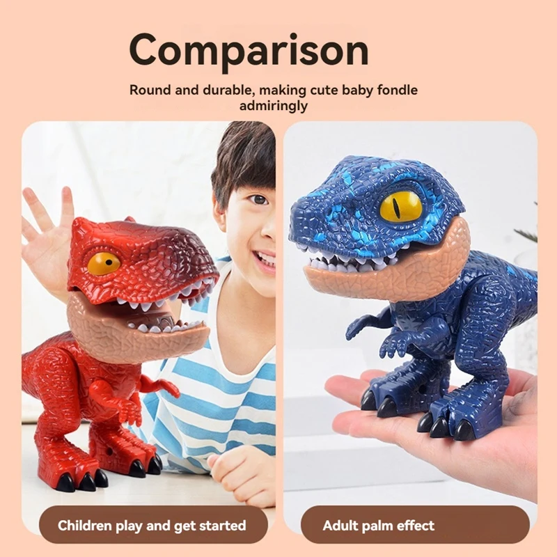 1Set Dinosaur Stationery, Eraser Ruler, Pencil Sharpener Student Binding Machine School Supplies, Gift Stationery A