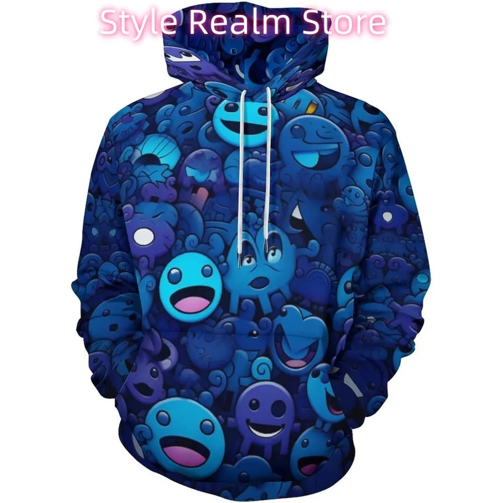 للجنسين التعادل مصبوغ هوديي مطبوعة مقنعين مخدر الكرتون مضحك البلوز هوديس