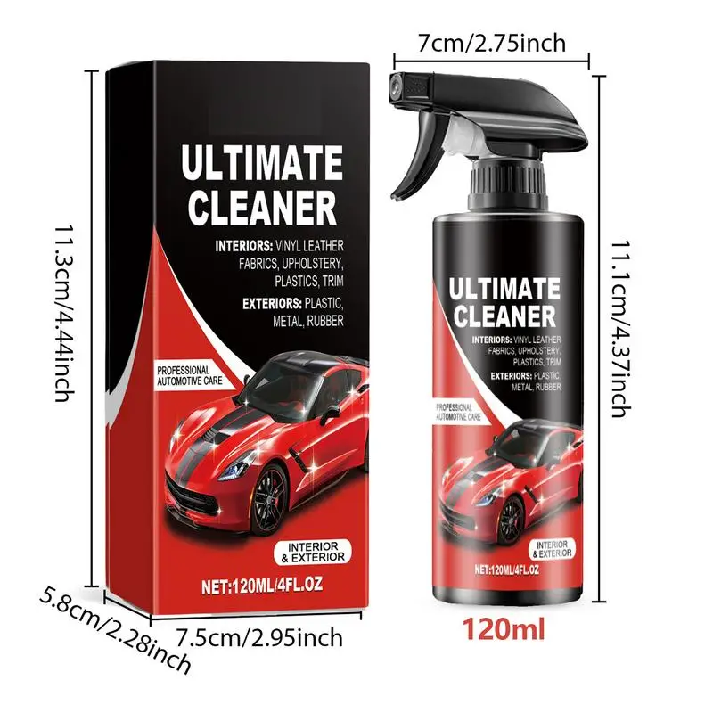 Multifunctional Foam Cleaner Car Interior Stain Removal and Cleaning Leather Seat Foam Cleaner Spray Foam Maintenance Wash Car
