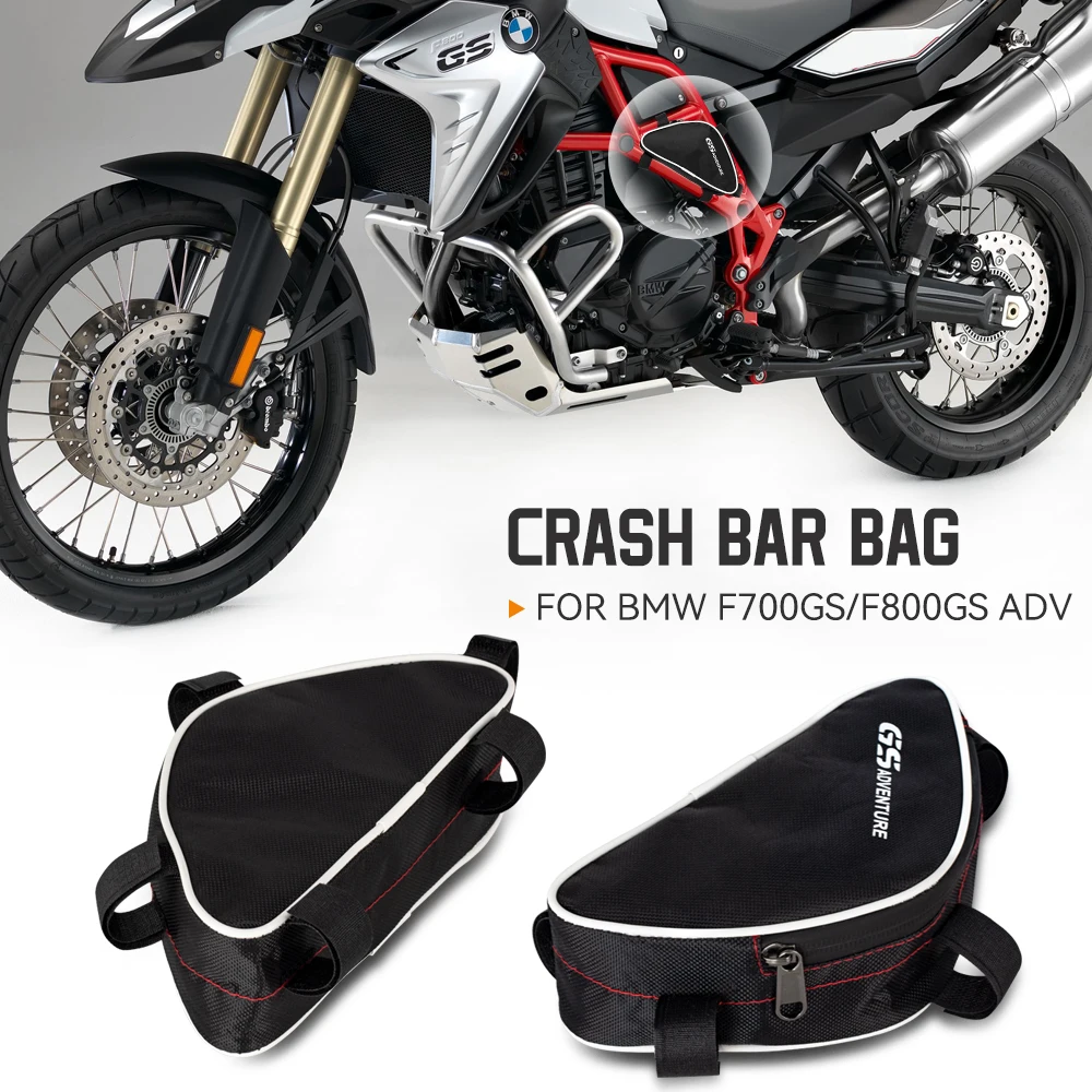 Cadre de boîte à outils de moto, Crash Bar Bags, Placement d\'outils, Sac de voyage, Sac de dégager, BMW F800GS, F700GS, Adventure, F 800GS, F 700GS