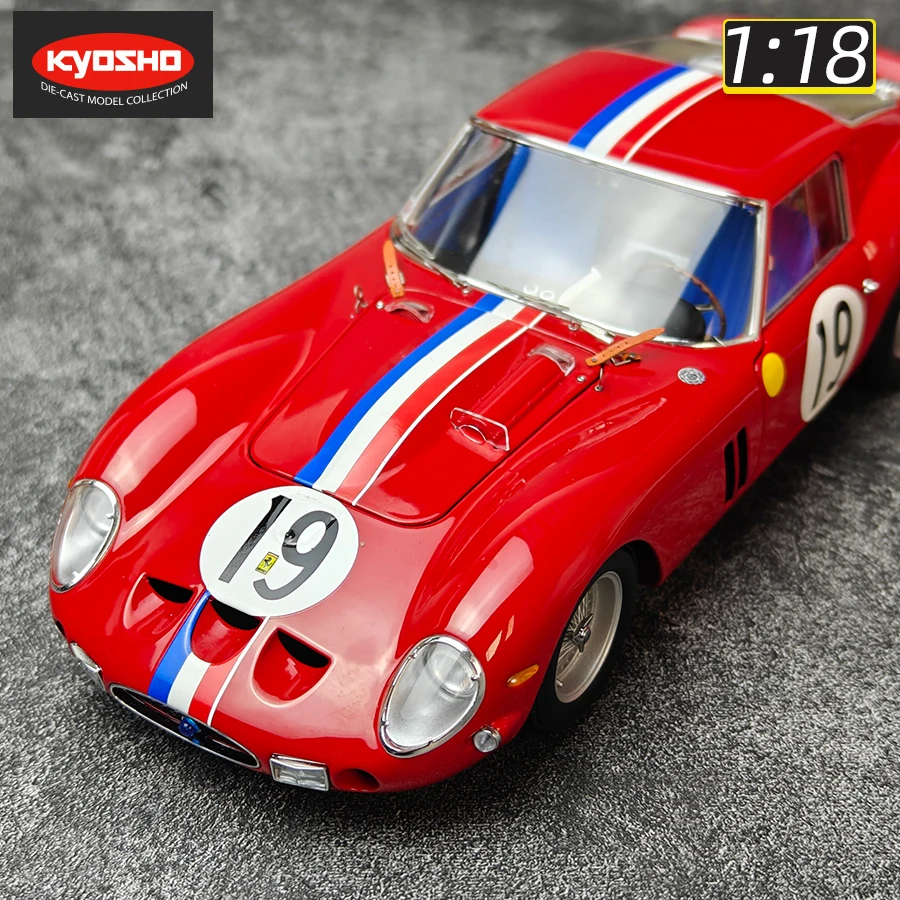 Kyosho 1:18 scale New FOR  250GTO alloy car model red 19# 22# Classic car static display piece holiday gift collection