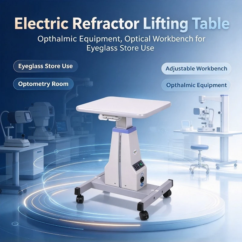 Refractor Lifting Table, Ophthalmic Equipment, Optical Workbench for Eyeglass Store Use