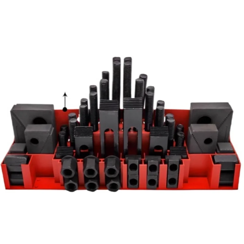 

Level 6.8 Mill Clamp Kit M12 M10 M16 Milling Machine Tool Clamping Set 58pcs Tools Vice Milling Machine