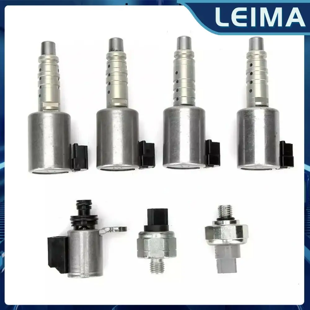 

7pcs Transmission Solenoid Valve RE0F10D JF016E JF017E for CVT8 w/ Pressure Sensor Remanufactured, One-Year Warranty