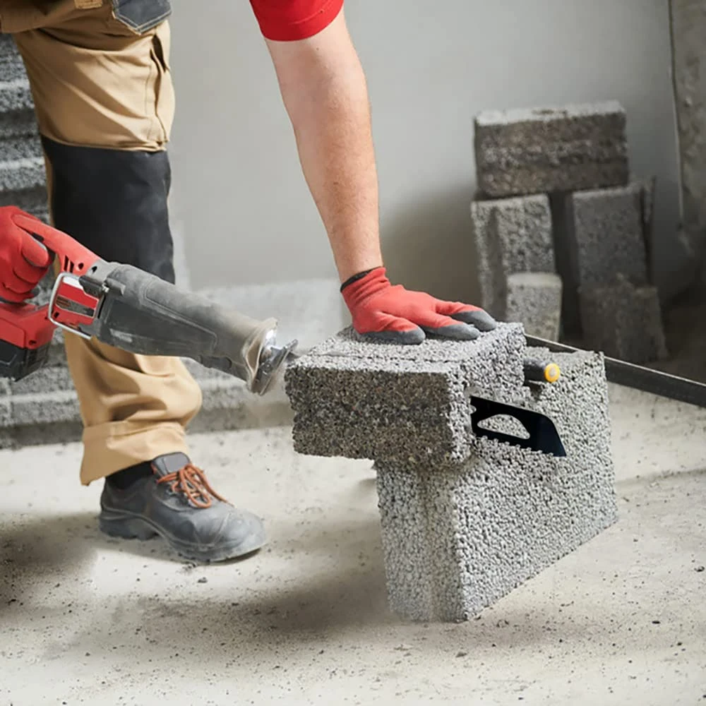 Brzeszczot do piły szablastej z węglika wolframu do cięcia porowatego betonu, cementu z włókna, cegły 305 mm/12 cali