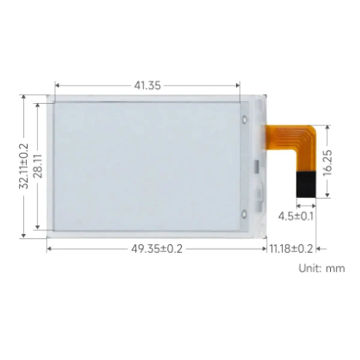 (A99Z] For 1.9inch Segment E-Paper Display Module SPI Screen for / STM32 / Instrument Without Module
