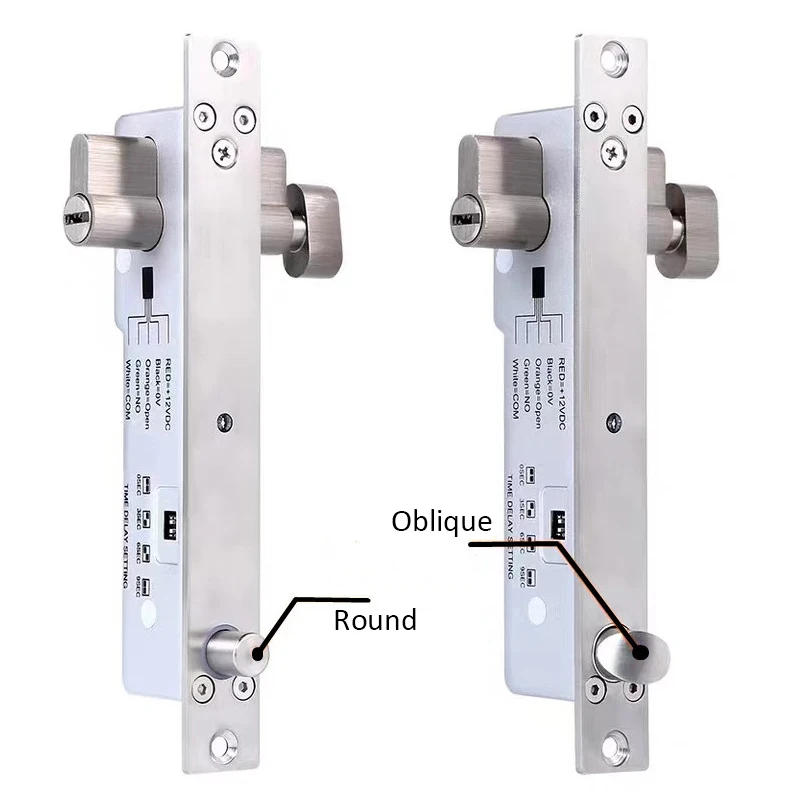 Wooden gate door Electric Mortise DC 12V Fail Secure Electric Drop Bolt Lock for Door Access Control Security Lock Doors System