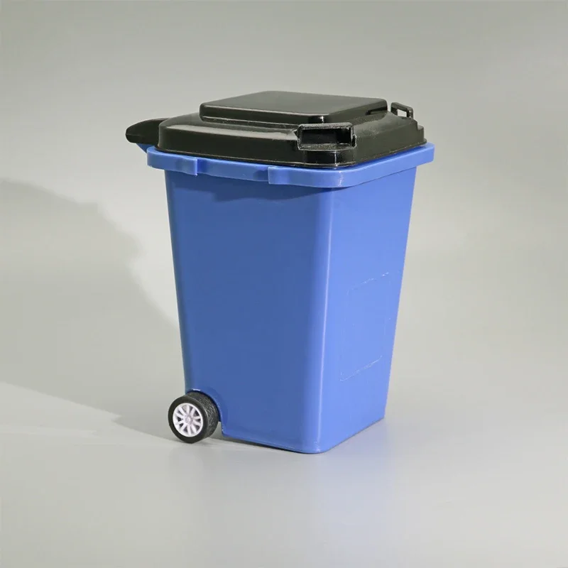 Pen Holder Multifunctional Trash Can Shape Pencil Storage Box Student Desktop Office Household Organizer Box