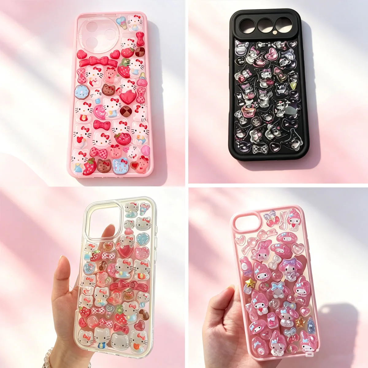 Sanrio 3D Crystal Stickers – Suitable for Decorating Phone Cases, Journals, and Scrapbooks; Great as Gifts for Children image 4