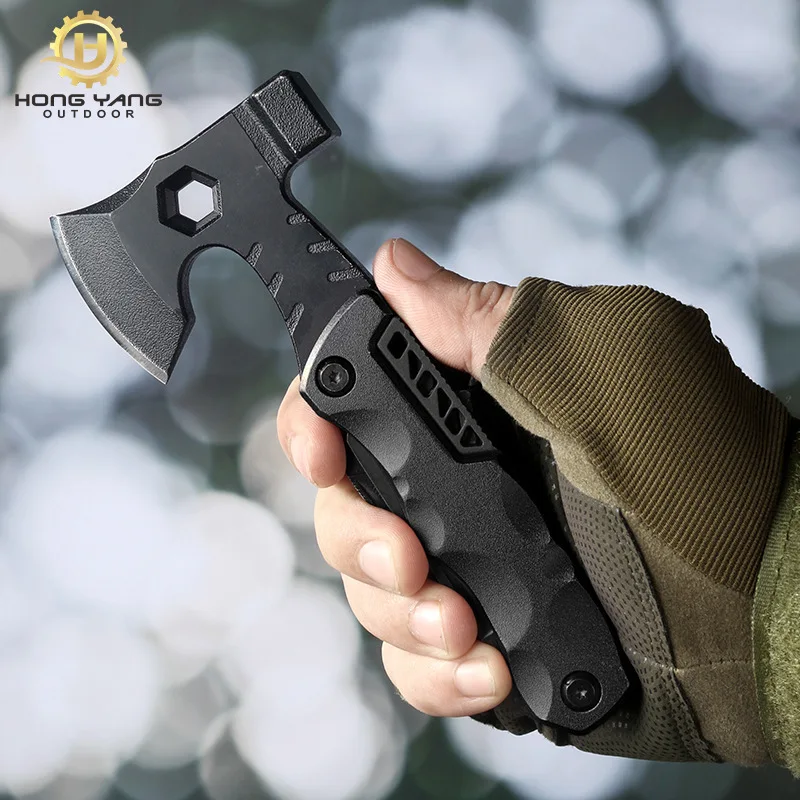 Outdoor Multipurpose Axe Camp Hammer Fire Rescue Axe Camping Tactical Camping Axe Home Combination Tool