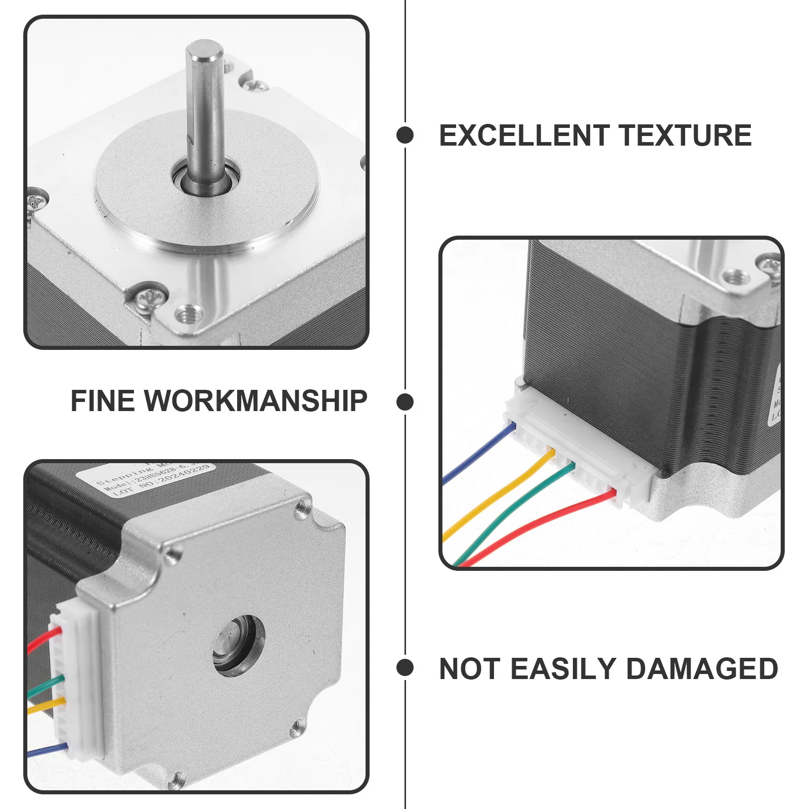 

Stepper Motor 2- -Wire 1.8 Degree 2. 1.26N.M For 3D Printer Cnc Machine Mini Electric Motor High Precision