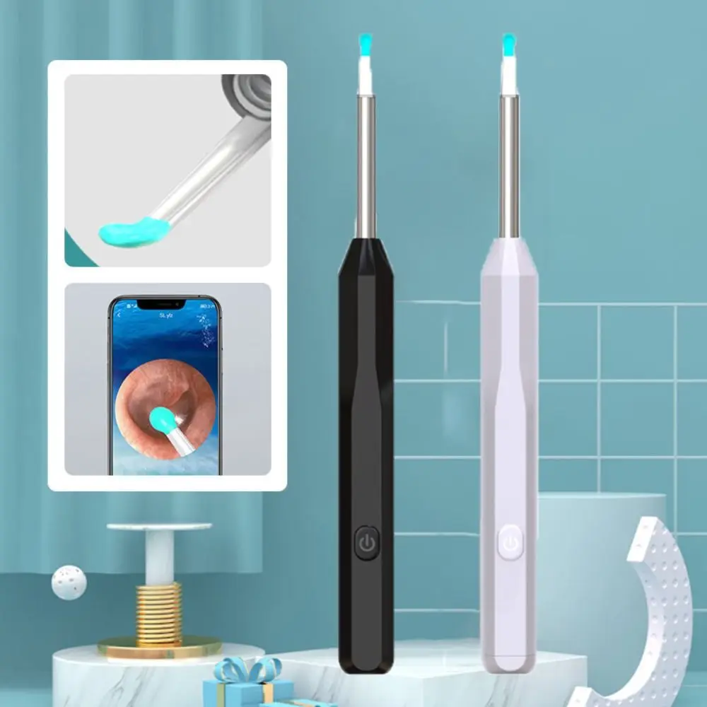 Durable Wireless Smart Visual Ear Cleaner Ear Cleaning Portable Ear Stick Otoscope WiFi Visible Ear Spoon