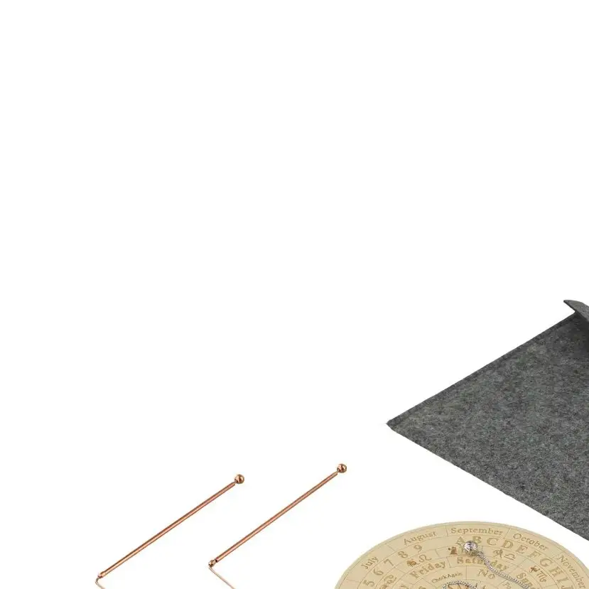 99.9% Pure Copper Telescopic Dowsing Rods With For Crystal Pendulum Plate Kit For Divination Water Finding And Energy Therapy To