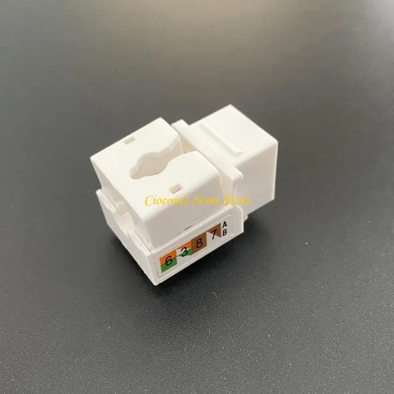 A3PC 2 Cái CAT5E Mạng Mô-đun RJ45 Kết Nối Ổ Cắm Thông Tin Cat5e Keystone Tiêu Chuẩn
